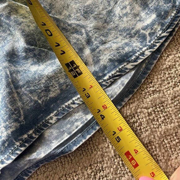 Thread & Supply Elastic Waist Blue Flowy Shorts Womens Size Small S Summer Pool - Picture 4 of 9